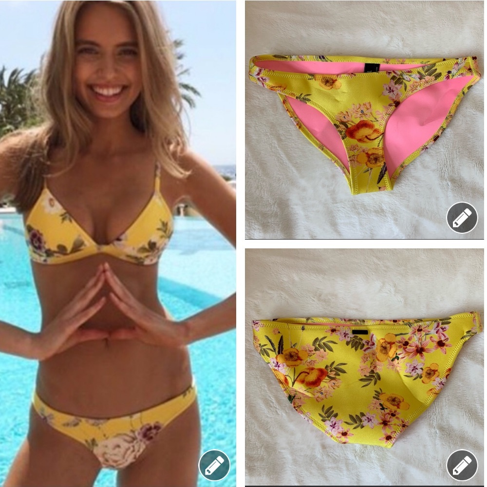Triangl floral neoprene bottoms 7674